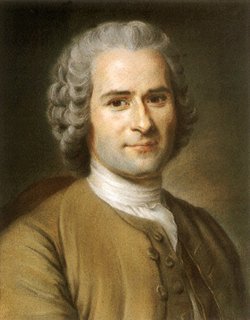 rousseau Jean-Jacques - notez la veste de bonne coupe et l'élégante blancheur de la mousseline